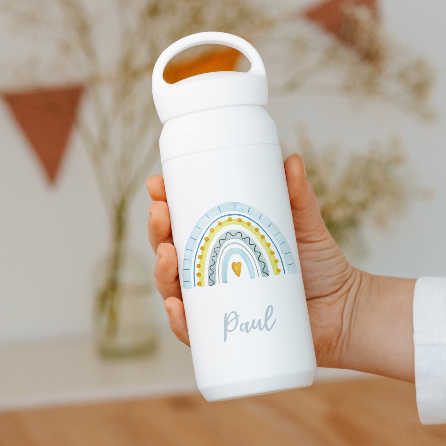 Trinkflasche Regenbogen | Design 012.02. | Farbdruck